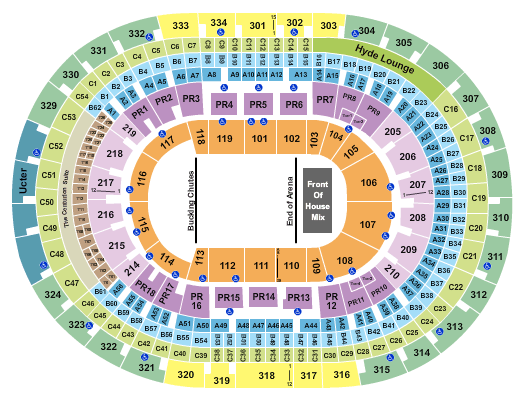 Crypto.com Arena PBR Seating Chart